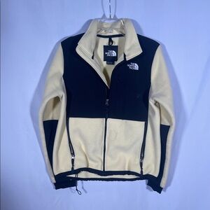THE NORTH FACE WOMENS DENALI THERMAL JACKET YELLOW BLACK MEDIUM